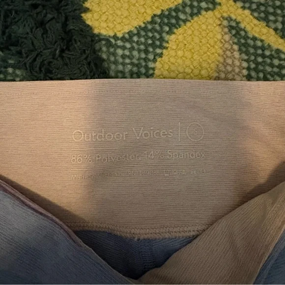 Outdoor Voices block leggings blue purple Small - Picture 4 of 5